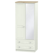 ROM062 2ft6in 2 Drawer Mirror Robe