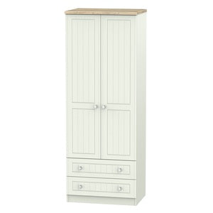 ROM081 Tall 2ft6in 2 Drawer Robe