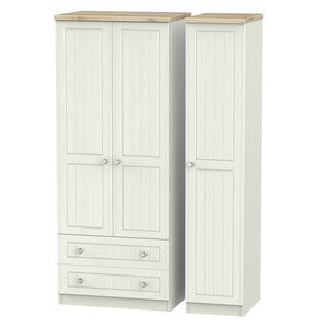ROM131 Triple 2 Drawer Robe