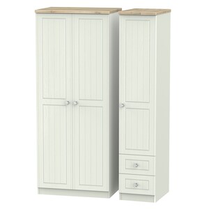 ROM150 Triple Plain + Drawer Robe