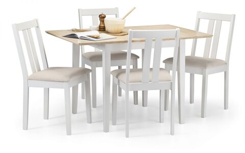 Rufford 2-Tone Dining Table Ivory/Natural