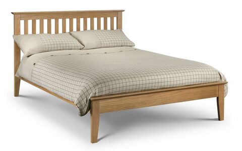 Salerno Shaker Bed 150Cm Oak