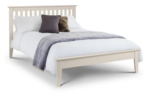 Salerno Shaker Bed 135Cm Ivory