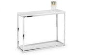 Scala White Marble Console Table