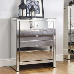 Seville 4 Drawer Chest White