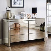 Seville 6 Drawer Chest White