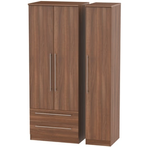 SHE141 Tall Triple 2 Drawer Robe