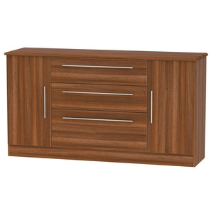 SHE207 2 Door/3 Drawer Wide Unit