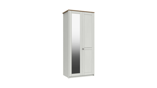 2 Door Robe With Mirror
