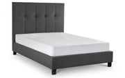 Sorrento High Headboard Bed 180Cm - Slate Linen