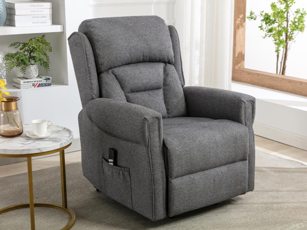 Sandringham Lift and Tilt Dual Chair Grey (Electric)