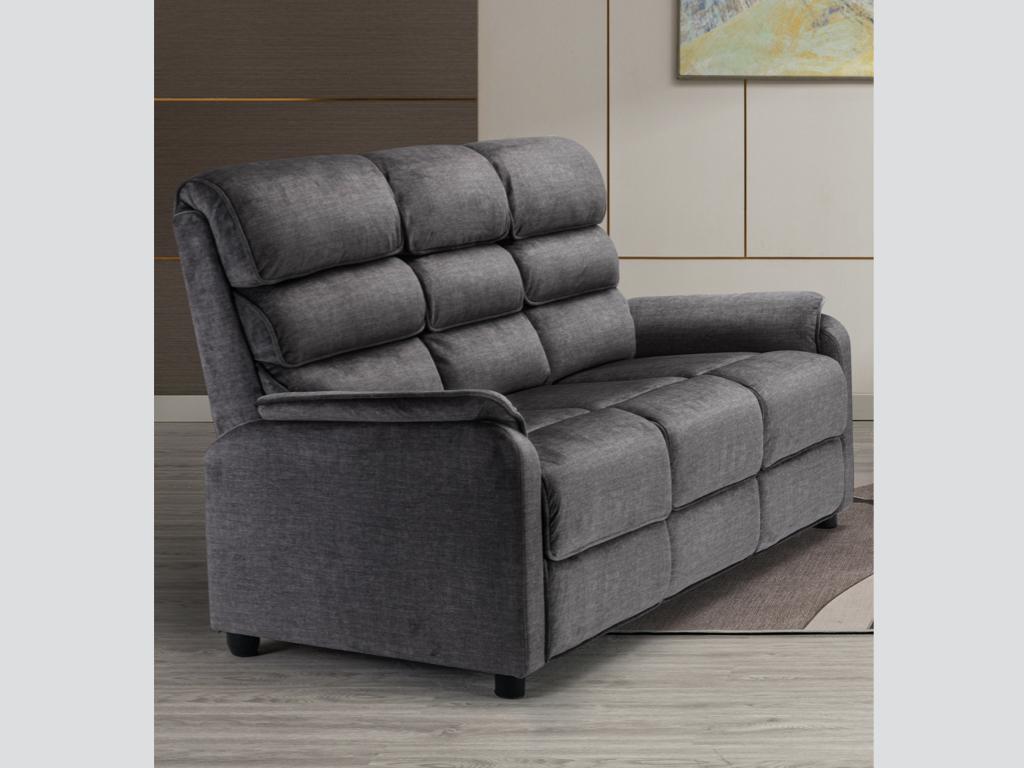 Savoy 3 Seater Grey (Fixed)