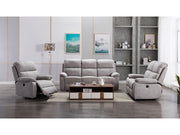 Stretford Electric 3 Seater Light Grey