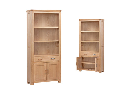 Treviso Oak High Bookcase
