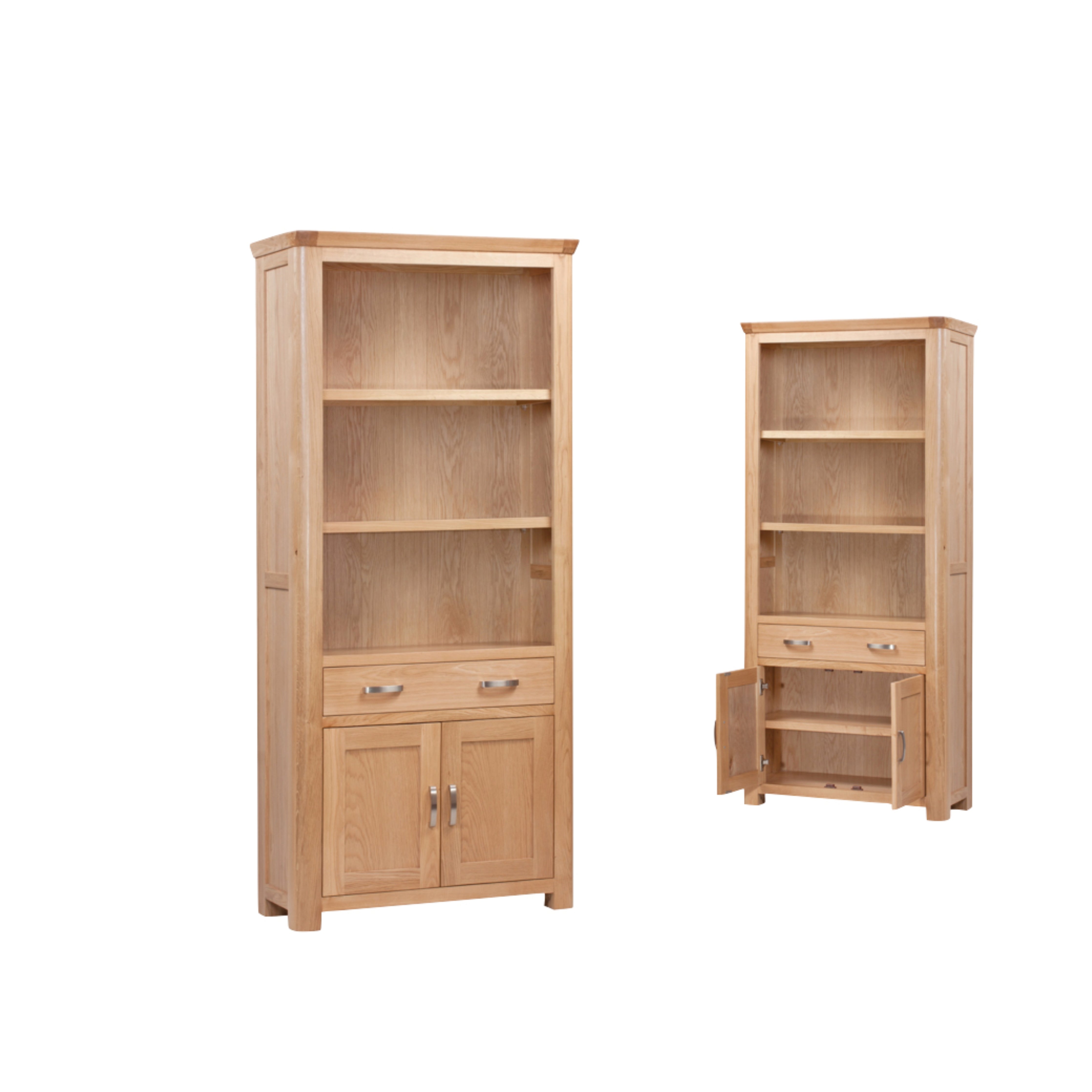 Treviso Oak High Bookcase
