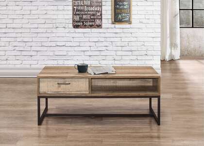 Urban 1 Drawer Coffee Table Brown