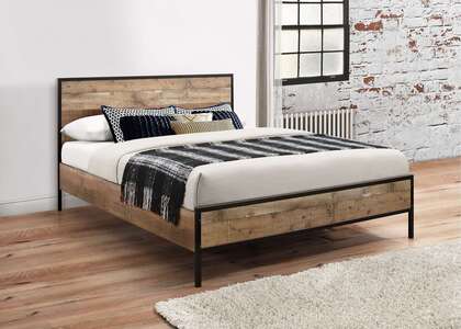 Urban Double Bed Rustic