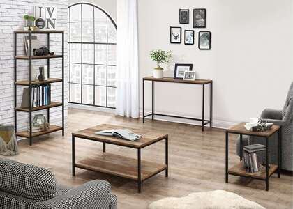 Urban Lamp Table Brown