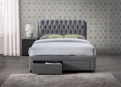 Vada King Bed Grey