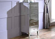 Valencia 5 Drawer Narrow Chest White
