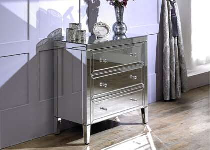Valencia 3 Drawer Chest White