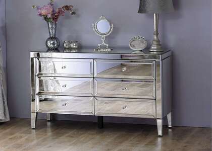 Valencia 6 Drawer Chest White