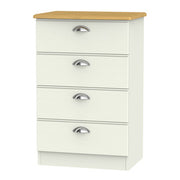 VIC008 4 Drawer Midi Chest
