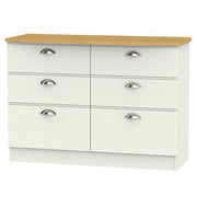 VIC015 6 Drawer Midi Chest
