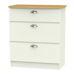 VIC049 3 Drawer Deep Chest