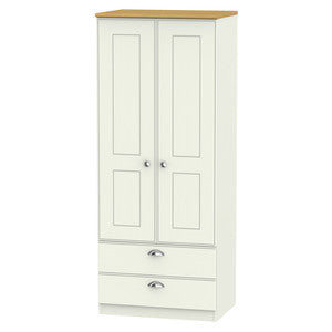 VIC061 2ft6in 2 Drawer Robe