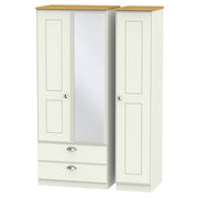 VIC132 Triple 2 Drawer Mirror Robe