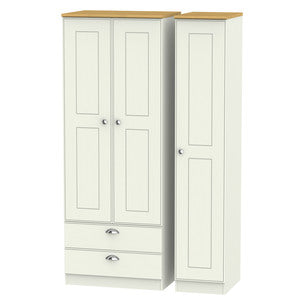 VIC141 Tall Triple 2 Drawer Robe