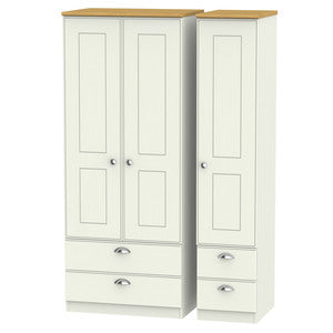 VIC151 Triple 2 Drawer + Drawer Robe