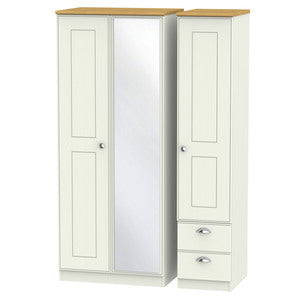 VIC157 Triple Mirror + Drawer Robe