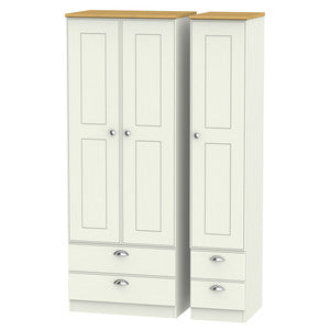 VIC161 Tall Triple 2 Drawer + Drawer Robe