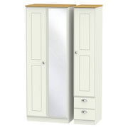 VIC167 Tall Triple Mirror + Drawer Robe