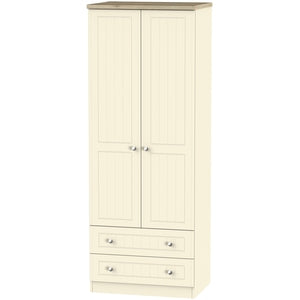 Valencia Tall 2ft6in 2 Drawer Robe