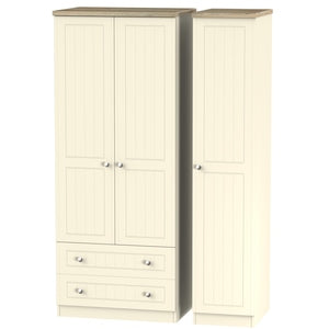 Valencia Triple 2 Drawer Robe