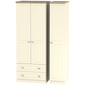 Valencia Tall Triple 2 Drawer Robe