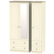 Valencia Triple 2 Drawer Mirror + Drawer Robe