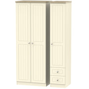 Valencia Tall Triple Plain + Drawer Robe