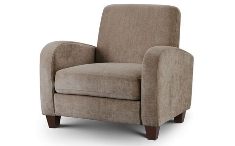 Vivo Chair In Mink Chenille Fabric