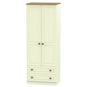 WAR081 Tall 2ft6in 2 Drawer Robe