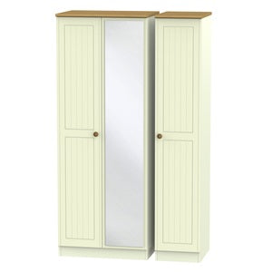 WAR147 Tall Triple Mirror Robe