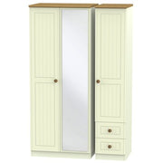WAR157 Triple Mirror + Drawer Robe