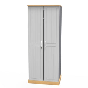 WHI080 Tall Plain Robe - Shelf And Hanging Rail