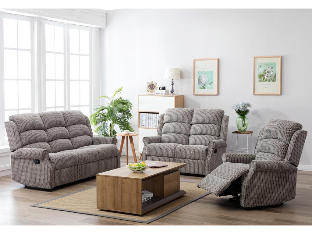 Windsor 3+2 Reclining (Latte)