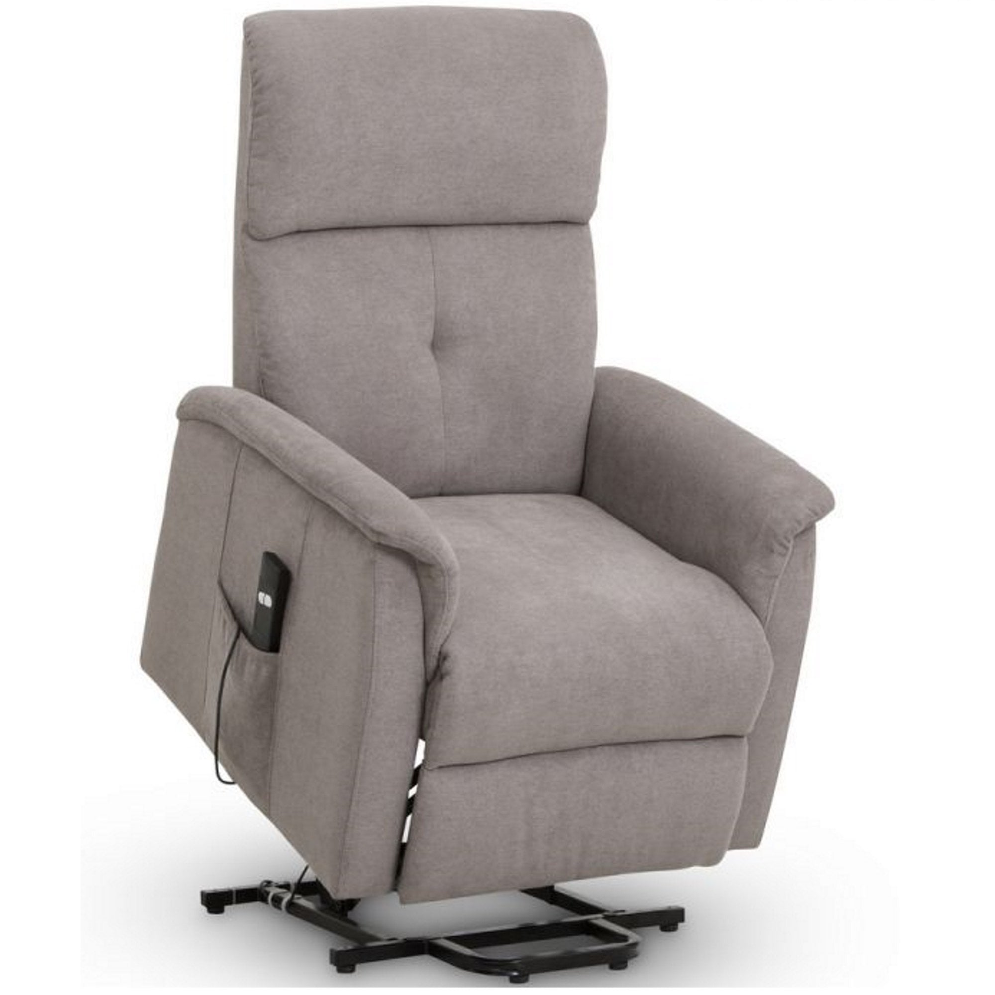 Ava Rise And Recline Chair Taupe Fabric