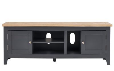 Bordeaux Tv Unit Dark Grey