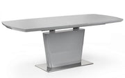 Como High Gloss Extending Table - Grey